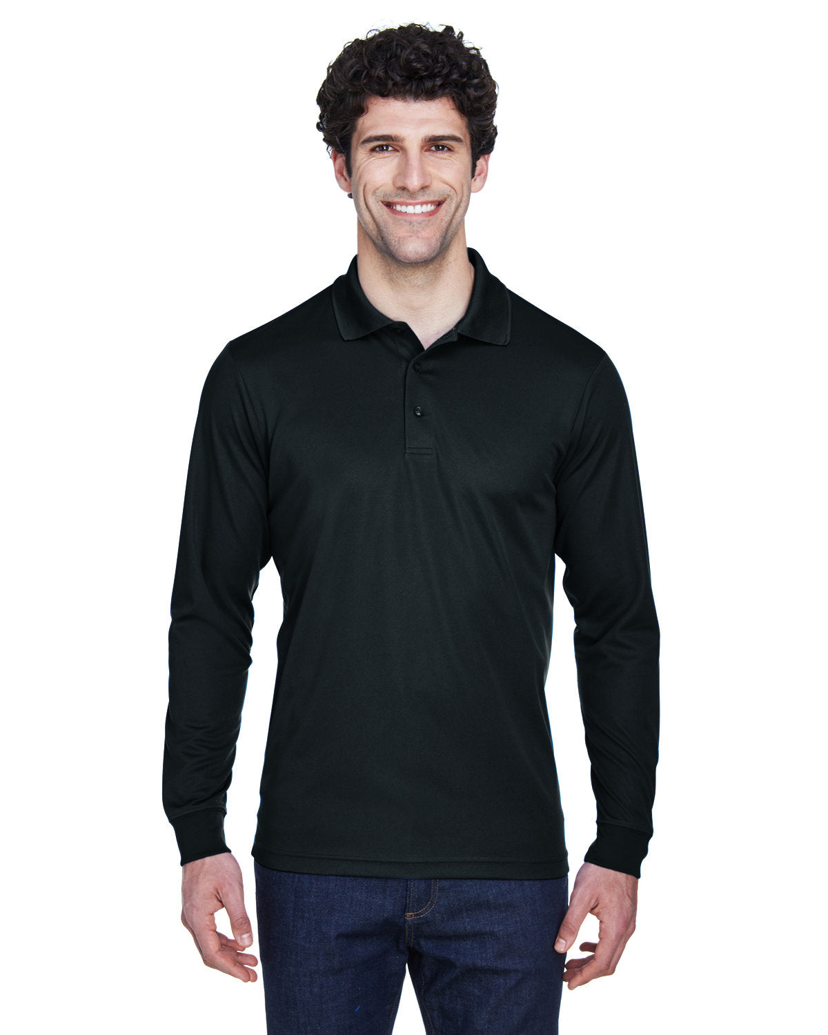 Core 365 Men's Pinnacle Performance Long-Sleeve Piqué Polo : 88192
