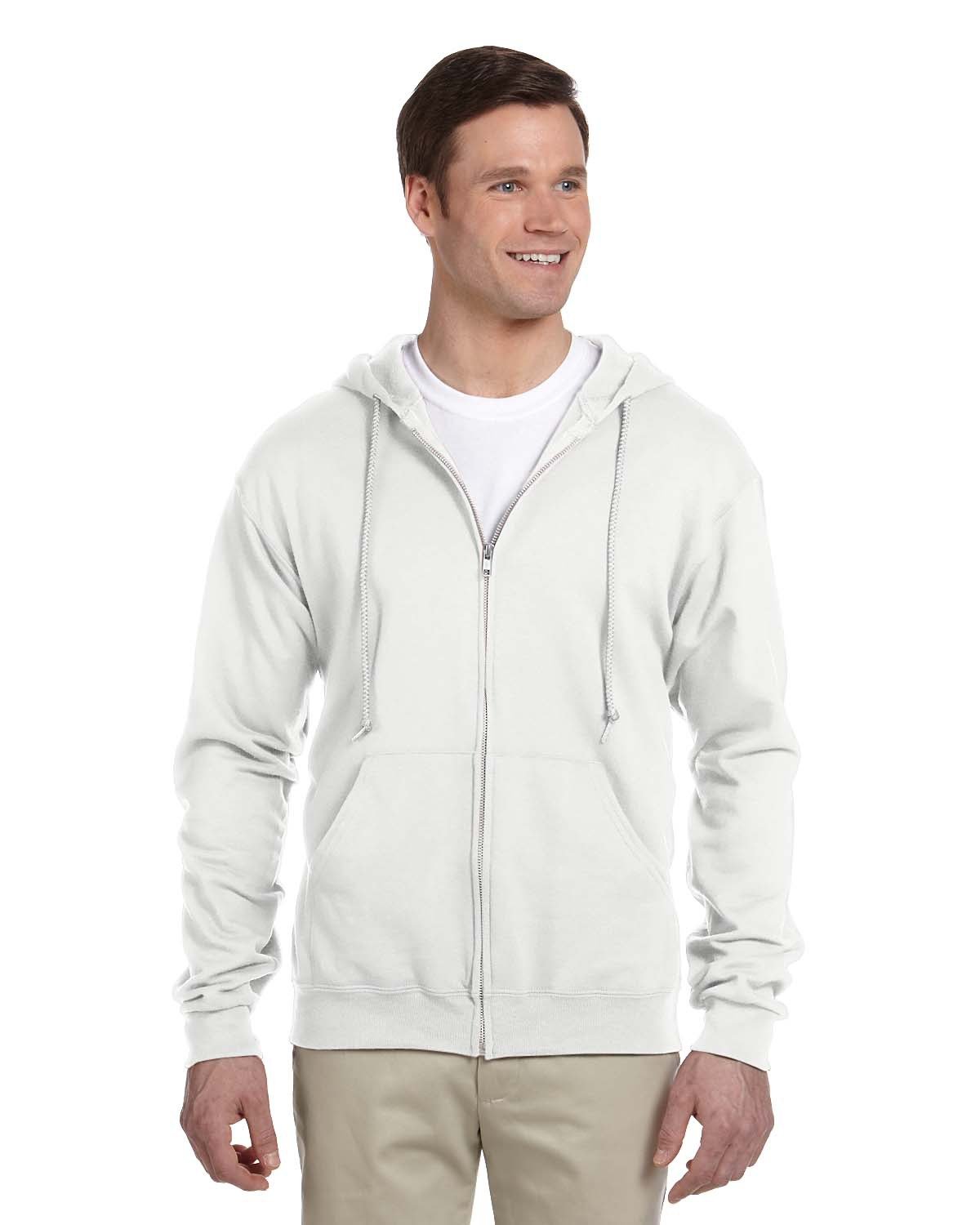 Jerzees Adult 8 oz. NuBlend® Fleece Full-Zip Hooded Sweatshirt : 993