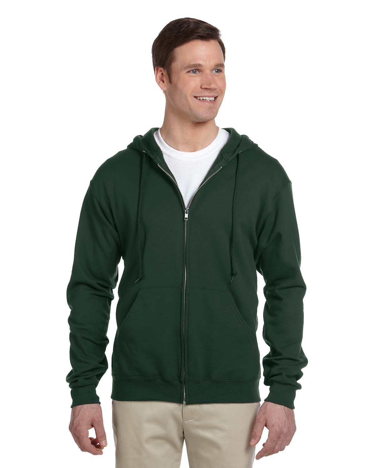 Jerzees Adult 8 oz. NuBlend® Fleece Full-Zip Hooded Sweatshirt : 993