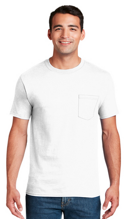 Hanes® Beefy-T® - 100% Cotton T-Shirt with Pocket : 5190P