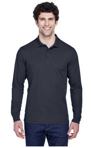 Core 365 Men's Pinnacle Performance Long-Sleeve Piqué Polo : 88192