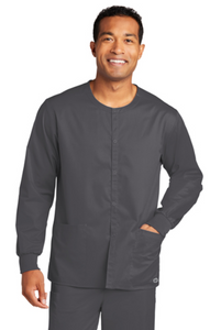 WonderWink® Unisex WorkFlex™ Snap-Front Scrub Jacket  : WW3080