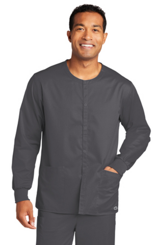 WonderWink® Unisex WorkFlex™ Snap-Front Scrub Jacket  : WW3080