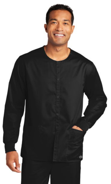 WonderWink® Unisex WorkFlex™ Snap-Front Scrub Jacket  : WW3080