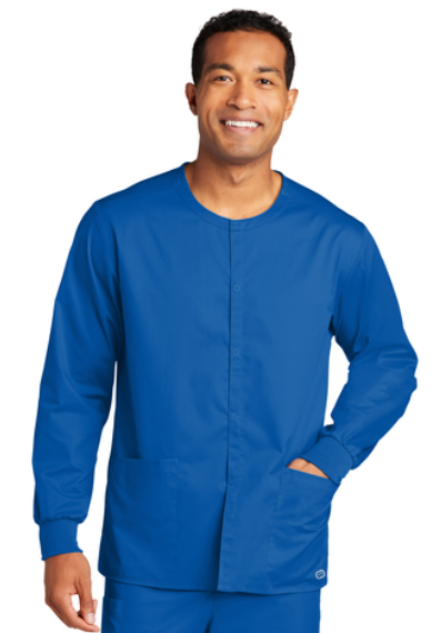 WonderWink® Unisex WorkFlex™ Snap-Front Scrub Jacket  : WW3080