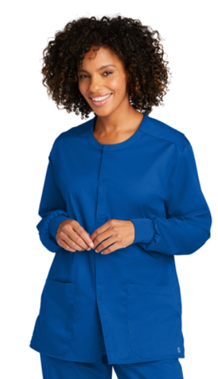 WonderWink® Unisex WorkFlex™ Snap-Front Scrub Jacket  : WW3080