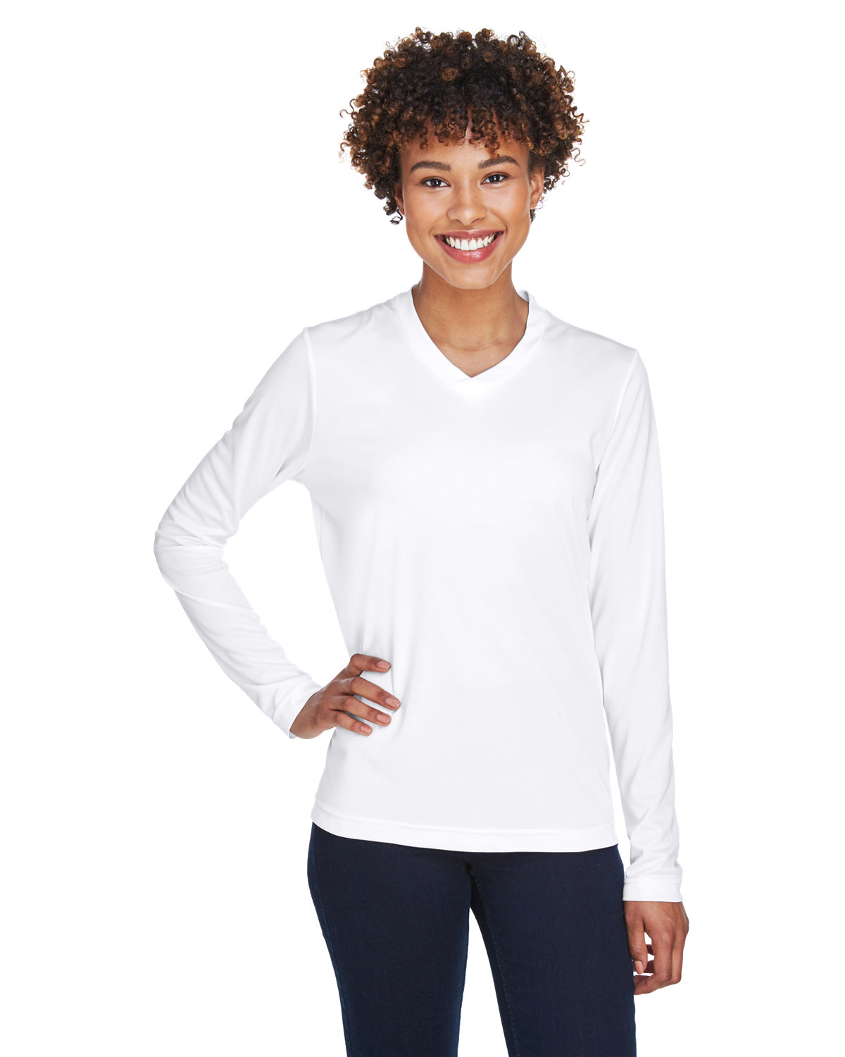 Team 365 Ladies' Zone Performance Long-Sleeve T-Shirt: TT11WL