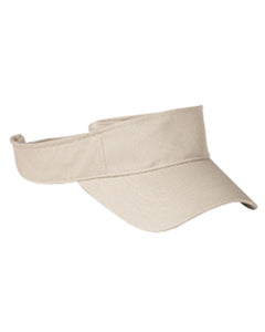 Big Accessories Cotton Twill Visor: BX006