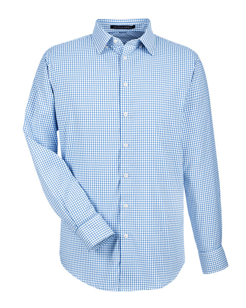 Devon & Jones CrownLux Performance™ Men's Micro Windowpane Shirt: DG540