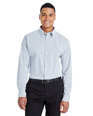 Devon & Jones CrownLux Performance™ Men's Micro Windowpane Shirt: DG540