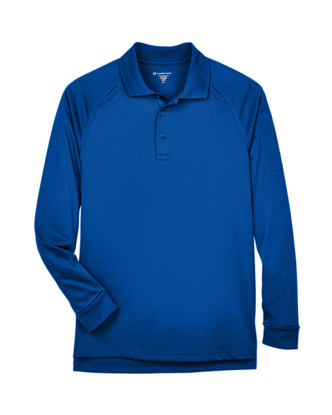 Harriton Men's Advantage Snag Protection Plus Long-Sleeve Tactical Polo : M211L