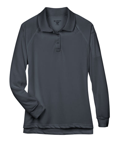 Harriton Ladies Advantage Snag Protection Plus Long-Sleeve Tactical Polo : M211LW