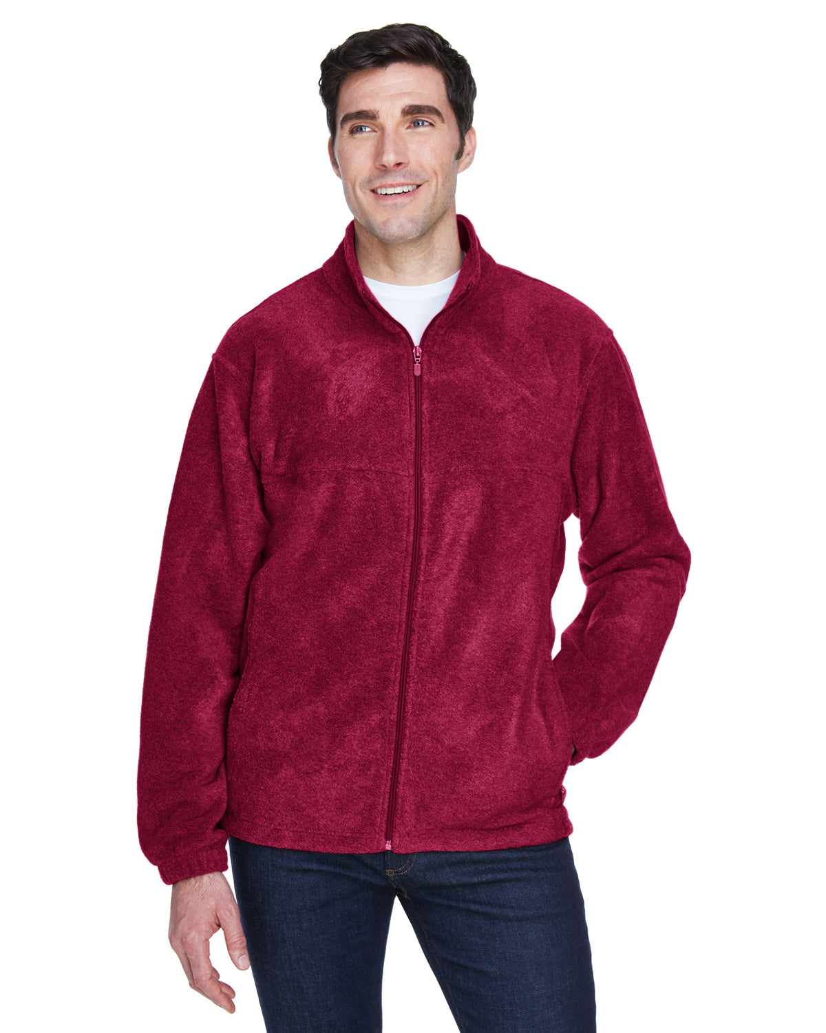 Harriton Men's 8 oz. Full-Zip Fleece: M990