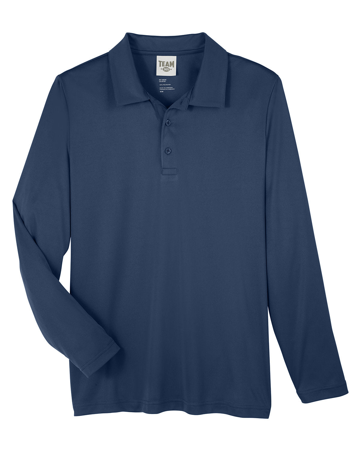 Team 365 Men's Zone Performance Long Sleeve Polo: TT51L