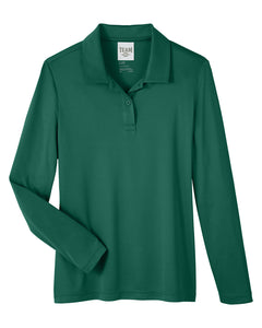 Team 365 Ladies Zone Performance Long Sleeve Polo: TT51LW