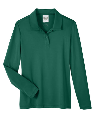 Team 365 Ladies Zone Performance Long Sleeve Polo: TT51LW